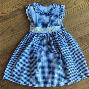 Bonnie Jean gingham dress size 6x.